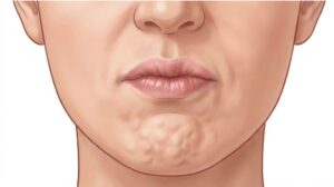 口を閉じるイメージ